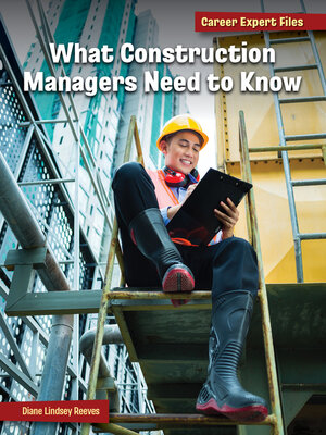 cover image of What Construction Managers Need to Know